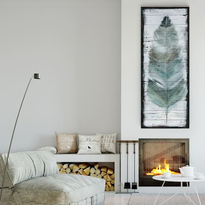 Wexford Home Stained Feather Gallery-wrapped Canvas Wall Art