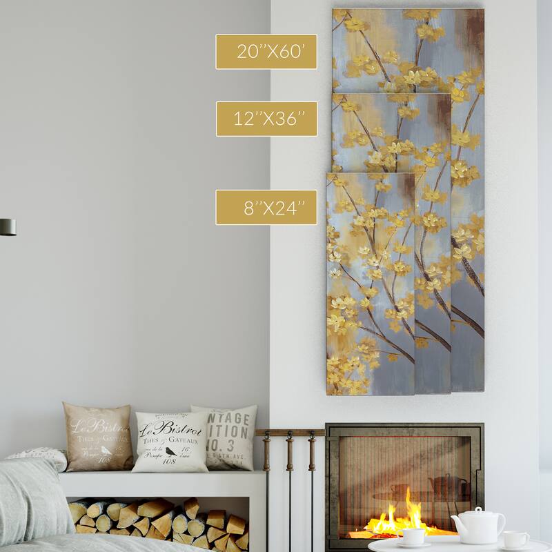 Wexford Home 'Forsythia Garden II' Premium Gallery-Wrapped Canvas Wall Art
