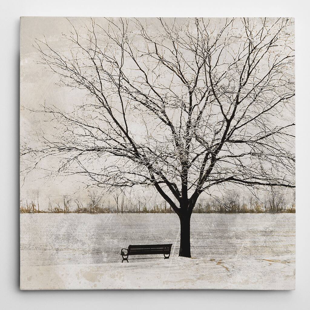 Eugene Tava 'Lonely Tree' Canvas Wall Art