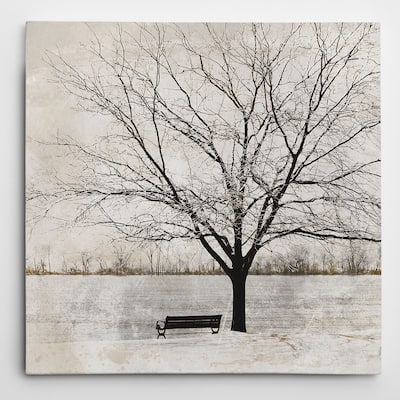 Eugene Tava 'Lonely Tree' Canvas Wall Art