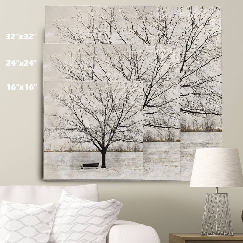 Eugene Tava 'Lonely Tree' Canvas Wall Art