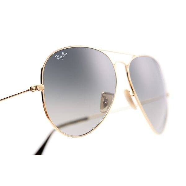 Shop Ray Ban La Havana Aviator Rb3025 Gold Frame Polarized Grey Gradient 62mm Lens Sunglasses Overstock