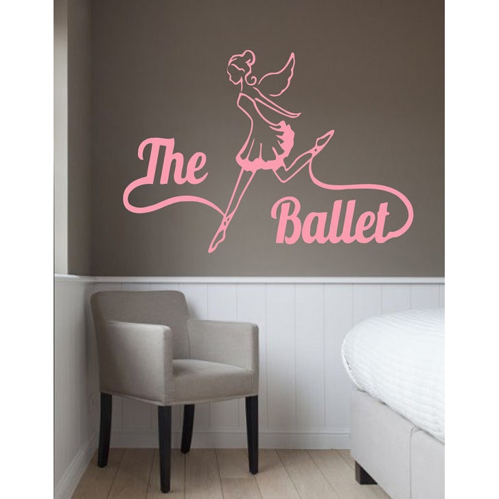 Shop Girl Ballerina Dancer Dance Studio Interior Vinyl Decal