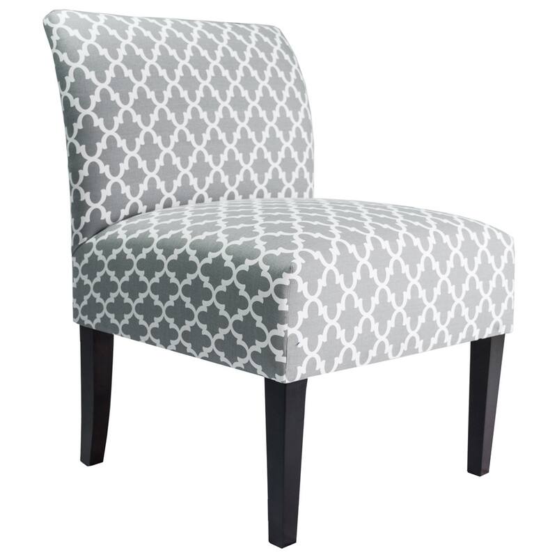 SAMANTHA Fulton Solid Wood Ikat Accent Chair by MJL Furniture Designs