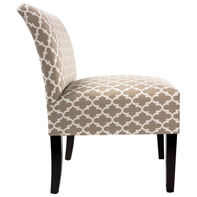 SAMANTHA Fulton Solid Wood Ikat Accent Chair by MJL Furniture Designs
