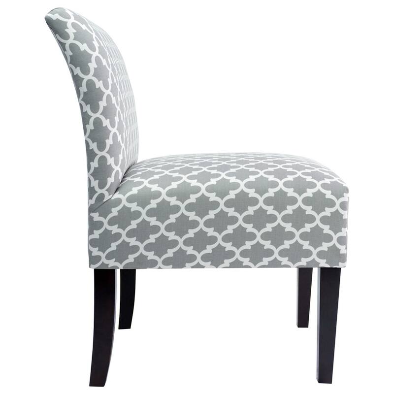 SAMANTHA Fulton Solid Wood Ikat Accent Chair by MJL Furniture Designs