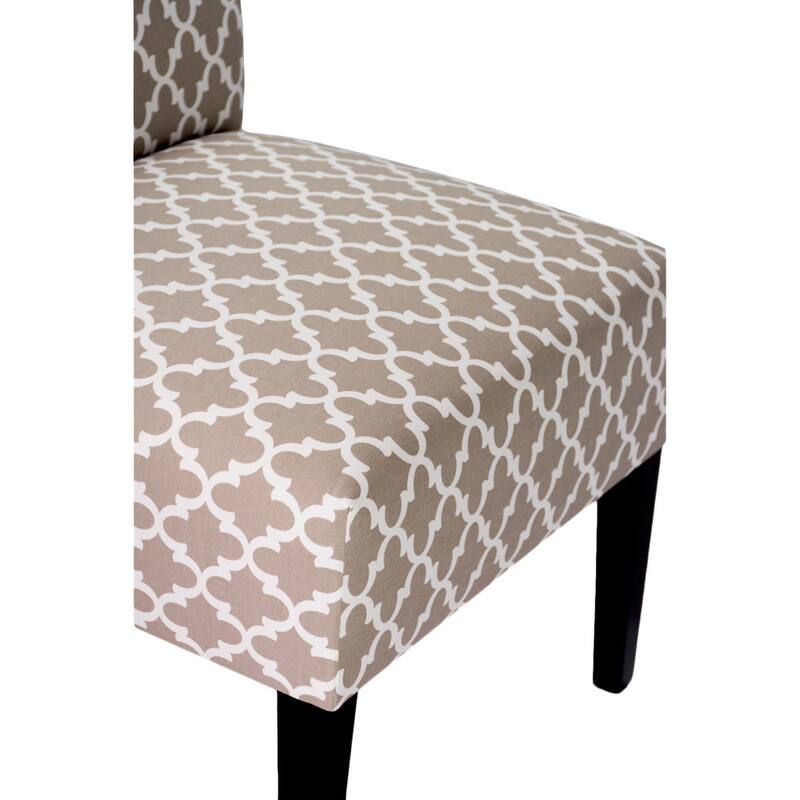 SAMANTHA Fulton Solid Wood Ikat Accent Chair by MJL Furniture Designs