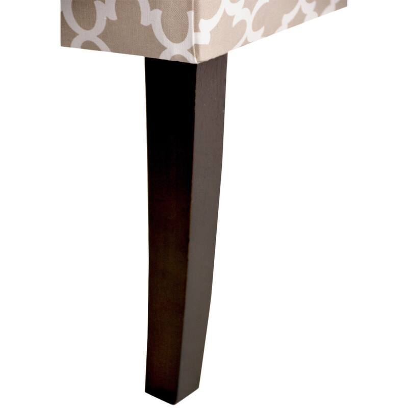 SAMANTHA Fulton Solid Wood Ikat Accent Chair by MJL Furniture Designs