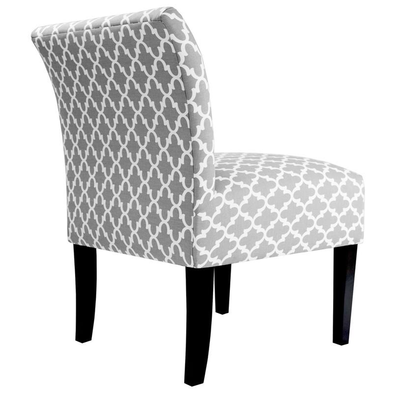 SAMANTHA Fulton Solid Wood Ikat Accent Chair by MJL Furniture Designs