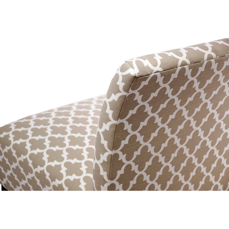 SAMANTHA Fulton Solid Wood Ikat Accent Chair by MJL Furniture Designs