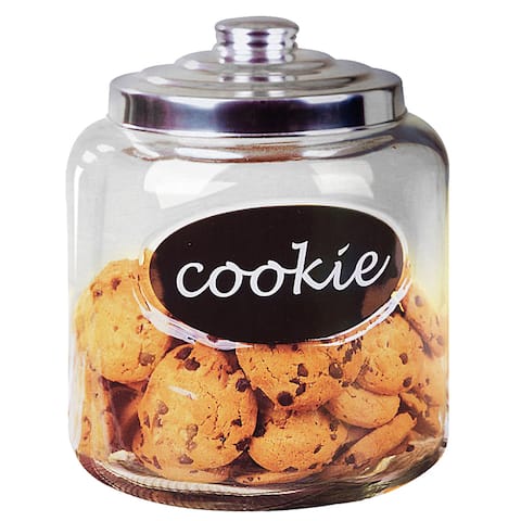Home Basics Cookie Jar With Metal Top