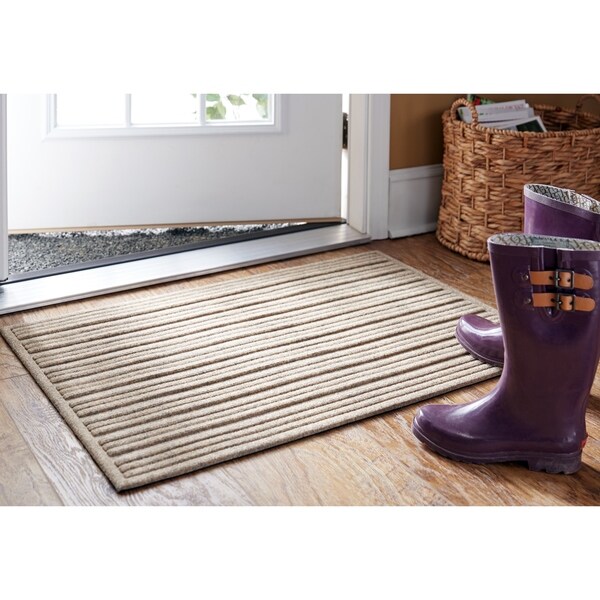 Mohawk Impressions Ribbed Doormat (1'6 x 2'6) - 1'6" x 2'6"