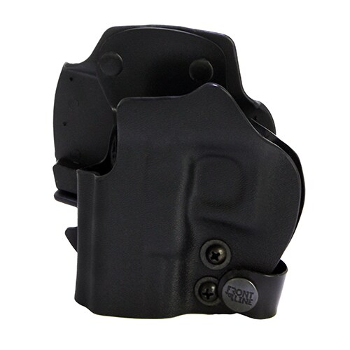 Frontline Open Top Kydex Holster Glock 26/27/28, Black, Right Hand