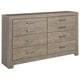 preview thumbnail 5 of 19, Signature Design by Ashley Balnain Grey Dresser