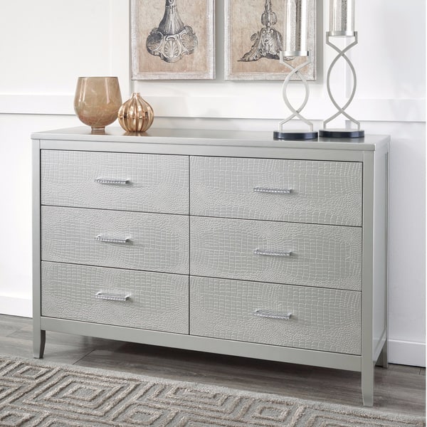 silver dresser ashley furniture Lonnix Dresser