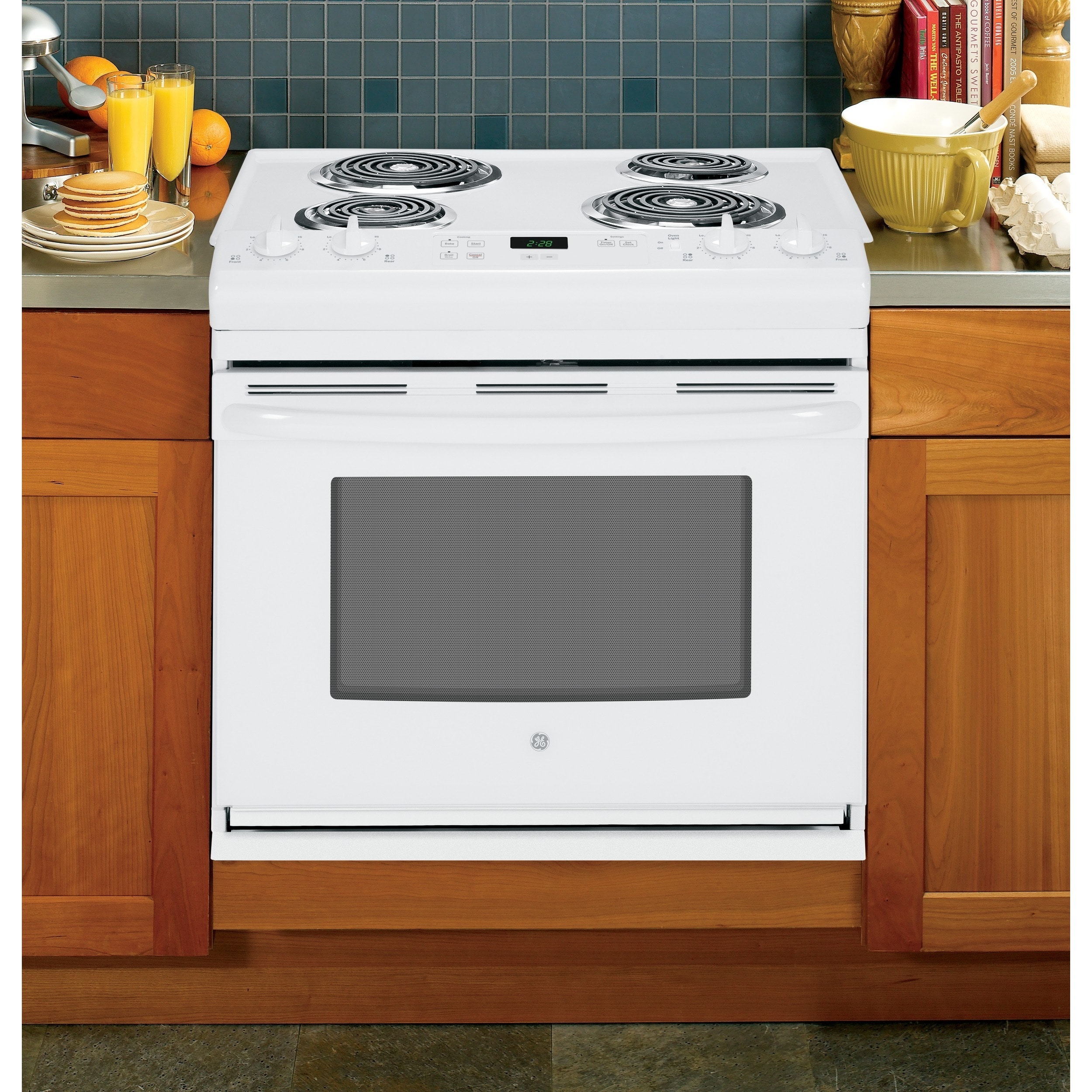 ge stove white