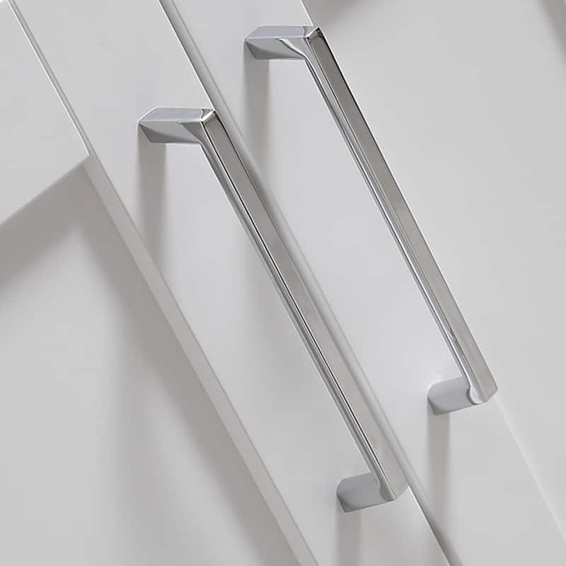 Tahoe 36 Vanity in White with White Carrera Top and Mirror