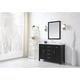 preview thumbnail 5 of 16, Tahoe 48in. Vanity in Espresso with White Cultured Top and Mirror