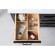 preview thumbnail 10 of 16, Tahoe 48in. Vanity in Espresso with White Cultured Top and Mirror