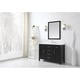 preview thumbnail 4 of 16, Tahoe 48in. Vanity in Espresso with White Cultured Top and Mirror
