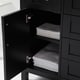 preview thumbnail 11 of 16, Tahoe 48in. Vanity in Espresso with White Cultured Top and Mirror