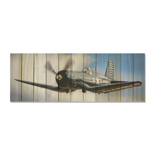 American Ace 60x20 Indoor/Outdoor Full Color Cedar Wall Art