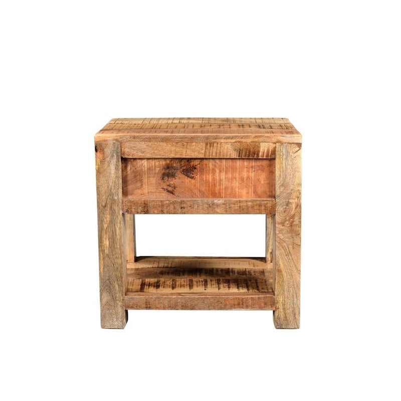 Handmade Surat Mango Wood End Table