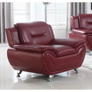 burgundy modern contemporary living room chairs for less