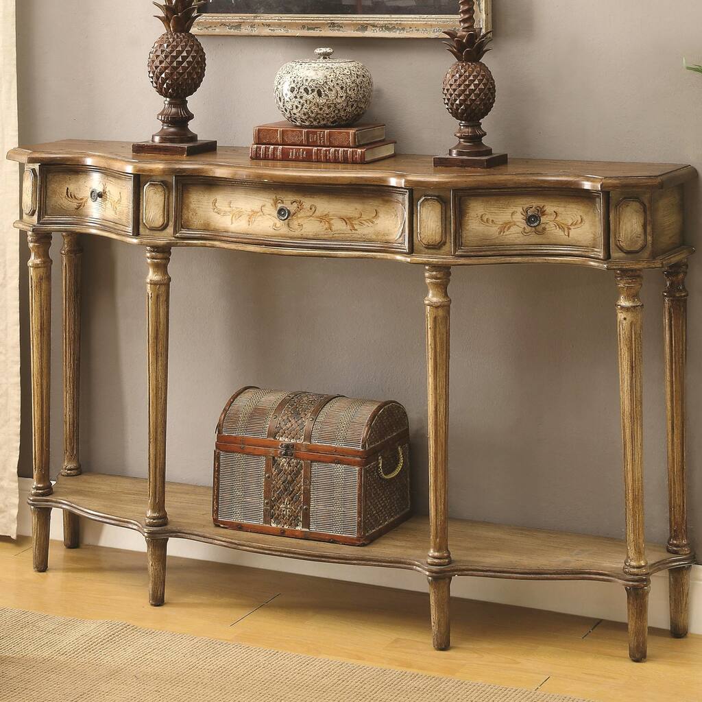Milgrome Antique Painted Console Table