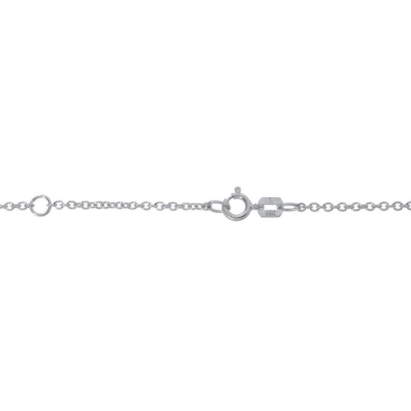 Auriya 14k Gold 1/10ct TDW Initial Diamond Necklace (H-I, I1-I2)