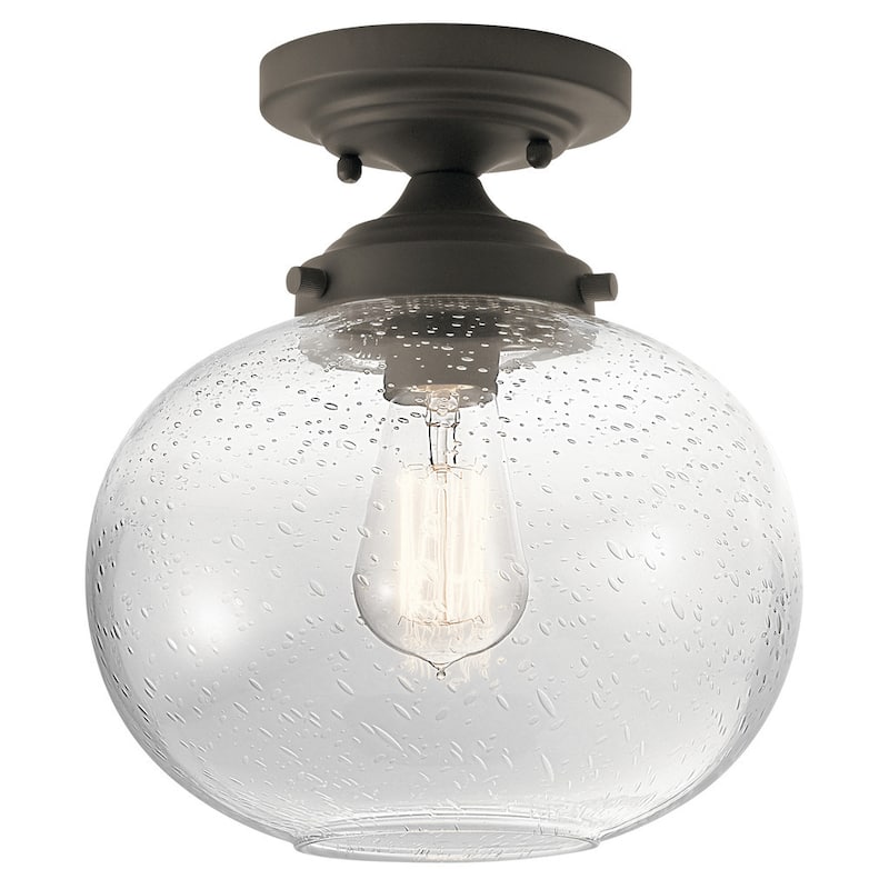 Kichler Lighting Avery 1-light Bronze Semi Flush Mount