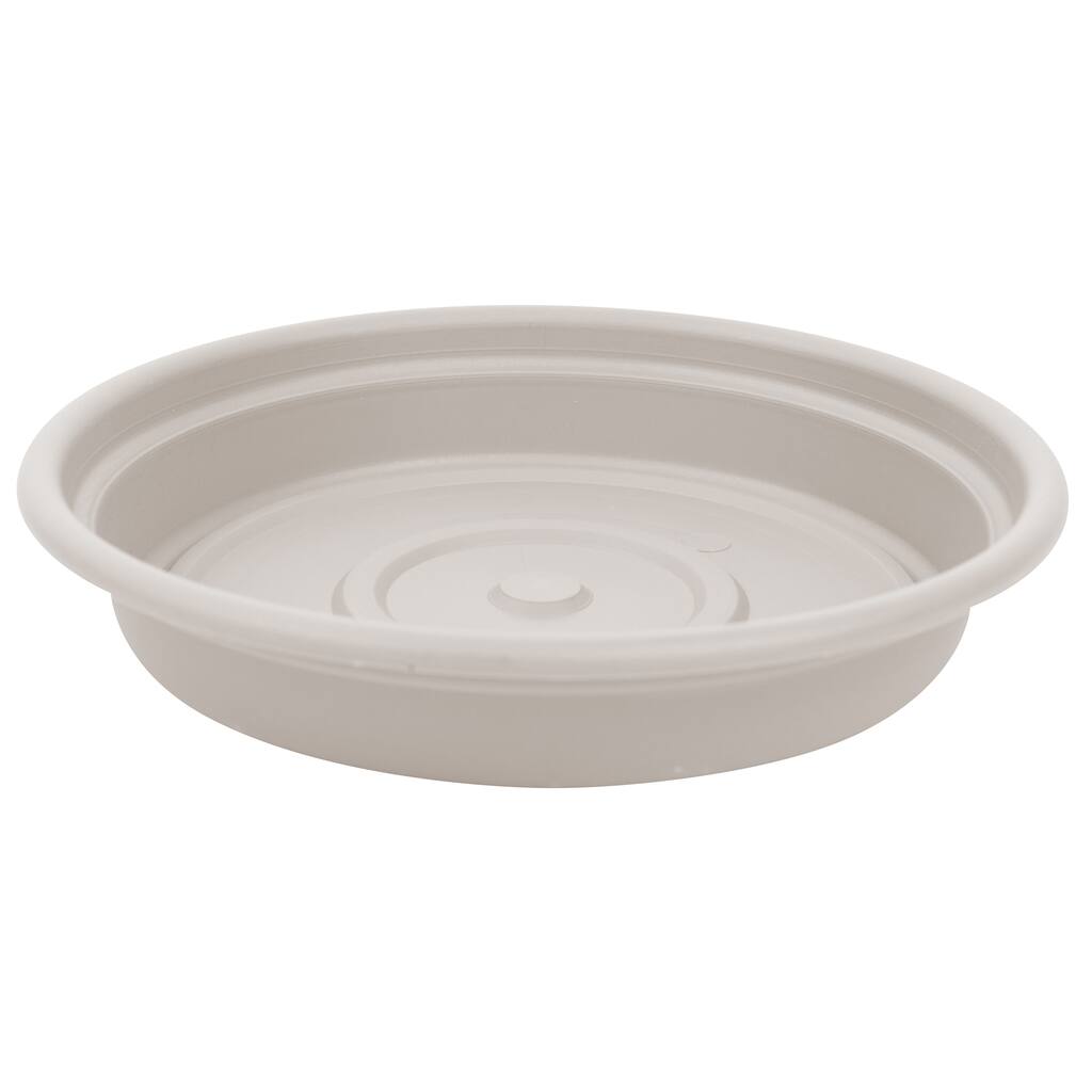 Bloem Dura Cotta 24-inch Taupe Plant Saucer