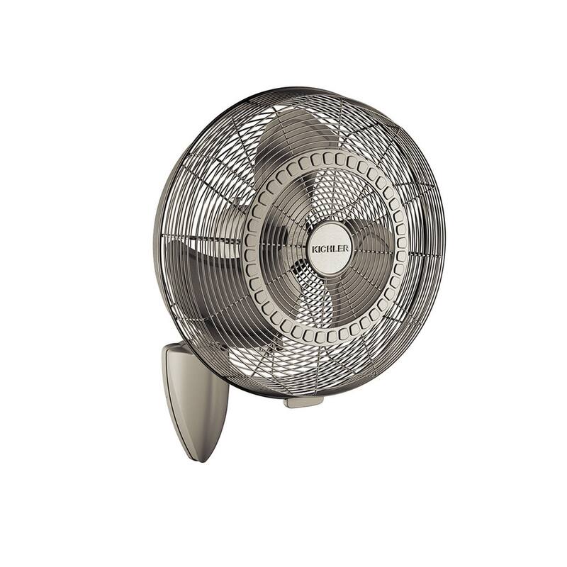 Kichler Lighting Pola Collection 18-inch Brushed Nickel Wall Fan