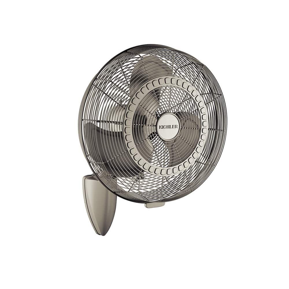 Kichler Lighting Pola Collection 18-inch Brushed Nickel Wall Fan