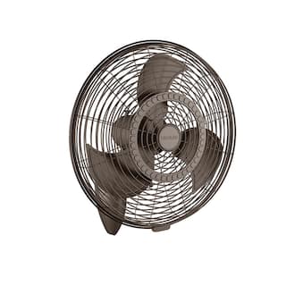 Kichler Lighting Pola Collection 24-inch Satin Natural Bronze Wall Fan