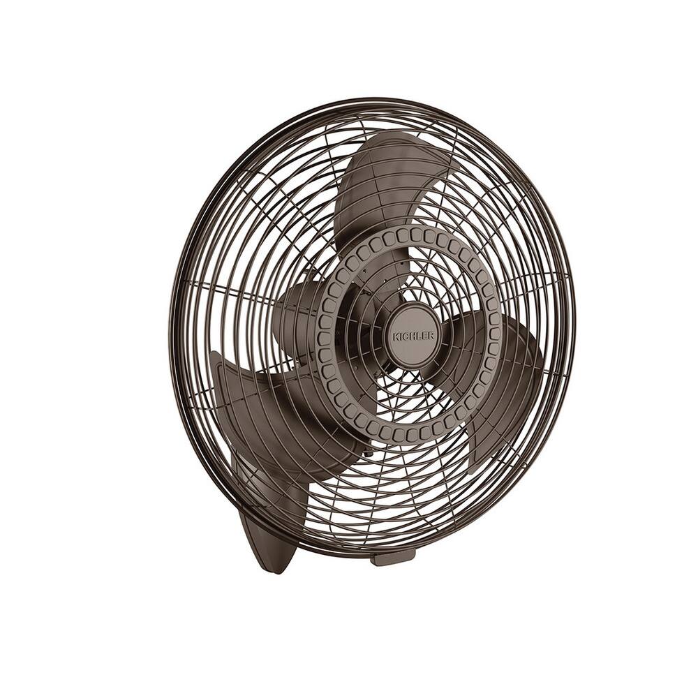 Kichler Lighting Pola Collection 24-inch Satin Natural Bronze Wall Fan