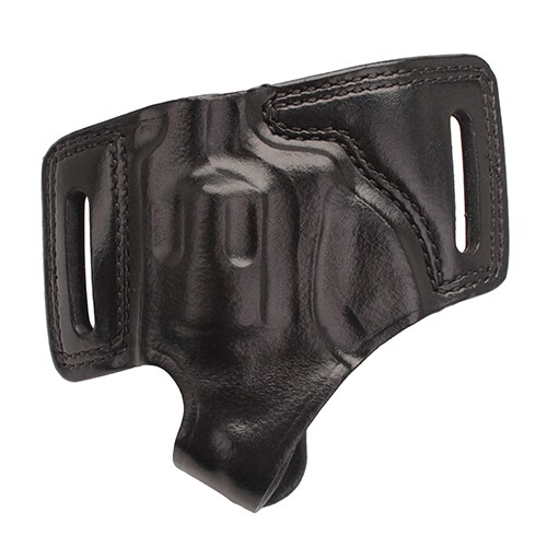 Bianchi 5 Black Widow Leather Holster Black, Right Hand, Ruger LCR