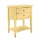 preview thumbnail 56 of 68, Avenue Greene Bantum 2-drawer Accent Table Yellow