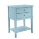 preview thumbnail 20 of 68, Avenue Greene Bantum 2-drawer Accent Table Blue