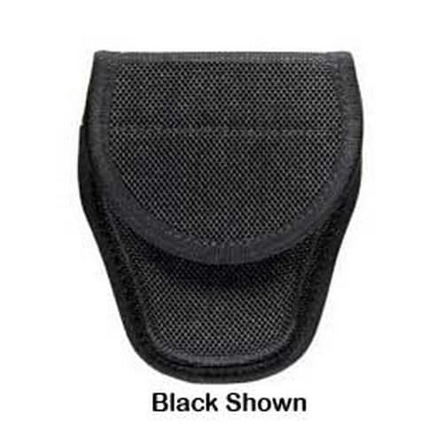 Bianchi 7300 Series AccuMold Covered Handcuff Case Hidden Snap Closure, Size 1, Black