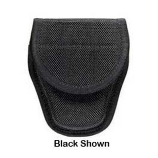 Bianchi 7300 Series AccuMold Covered Handcuff Case Hidden Snap Closure, Size 1, Black