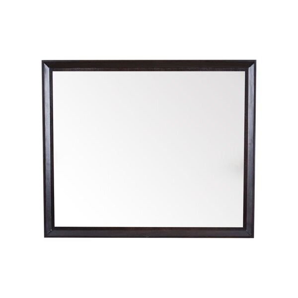 Maykke Imogen 36 Inch W X 30 H Mirror In White Free Maykke Imogen 36 Inch W X 30 H Mirror In White