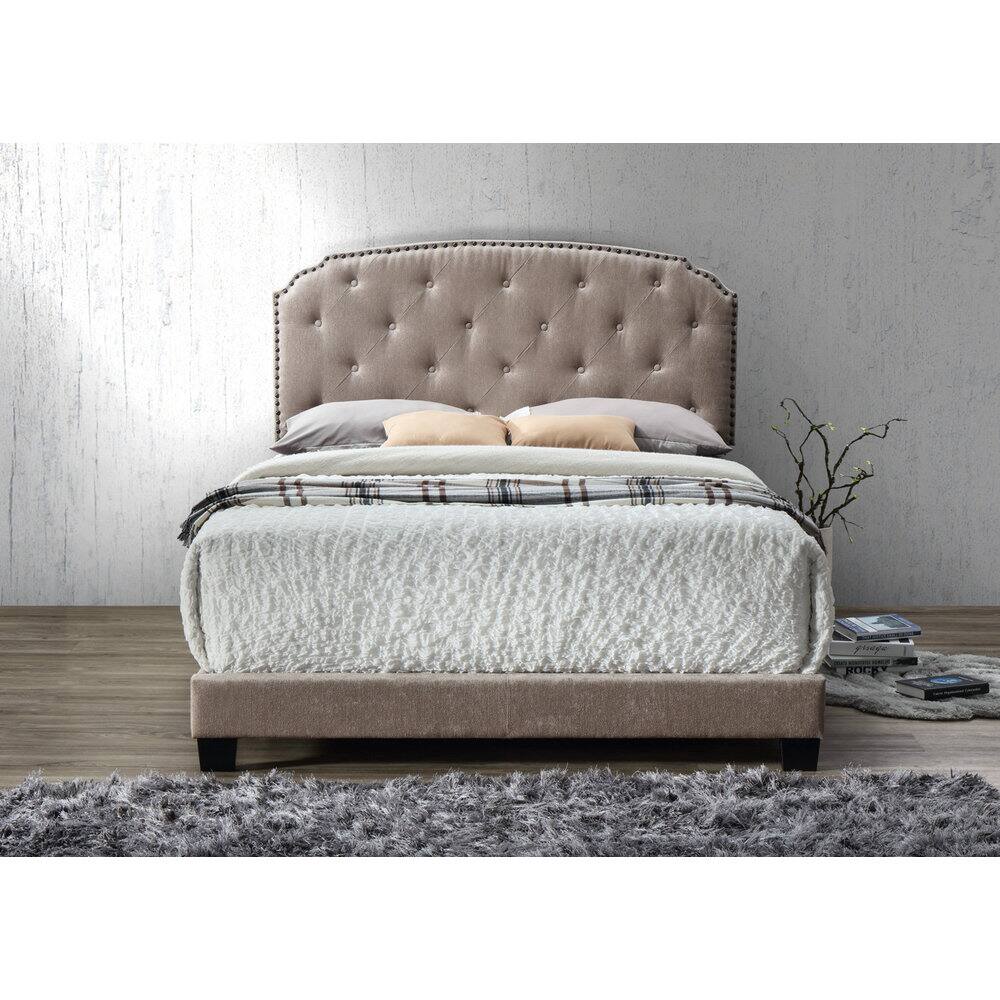DG Casa Wembley Tufted Fabric Bed