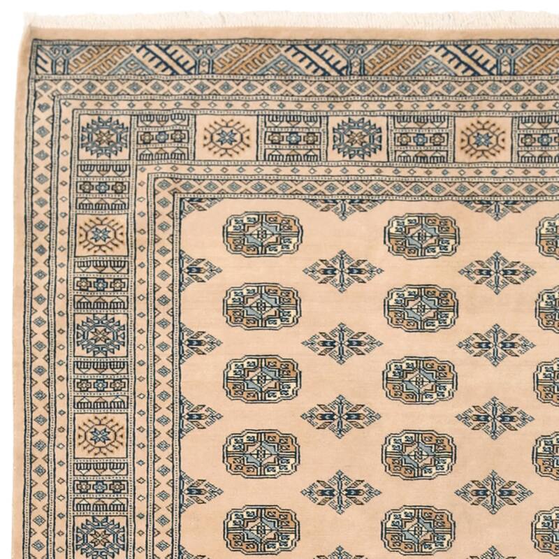 HERAT ORIENTAL Handmade One-of-a-Kind Bokhara Wool Rug - 5'1 x 8'2