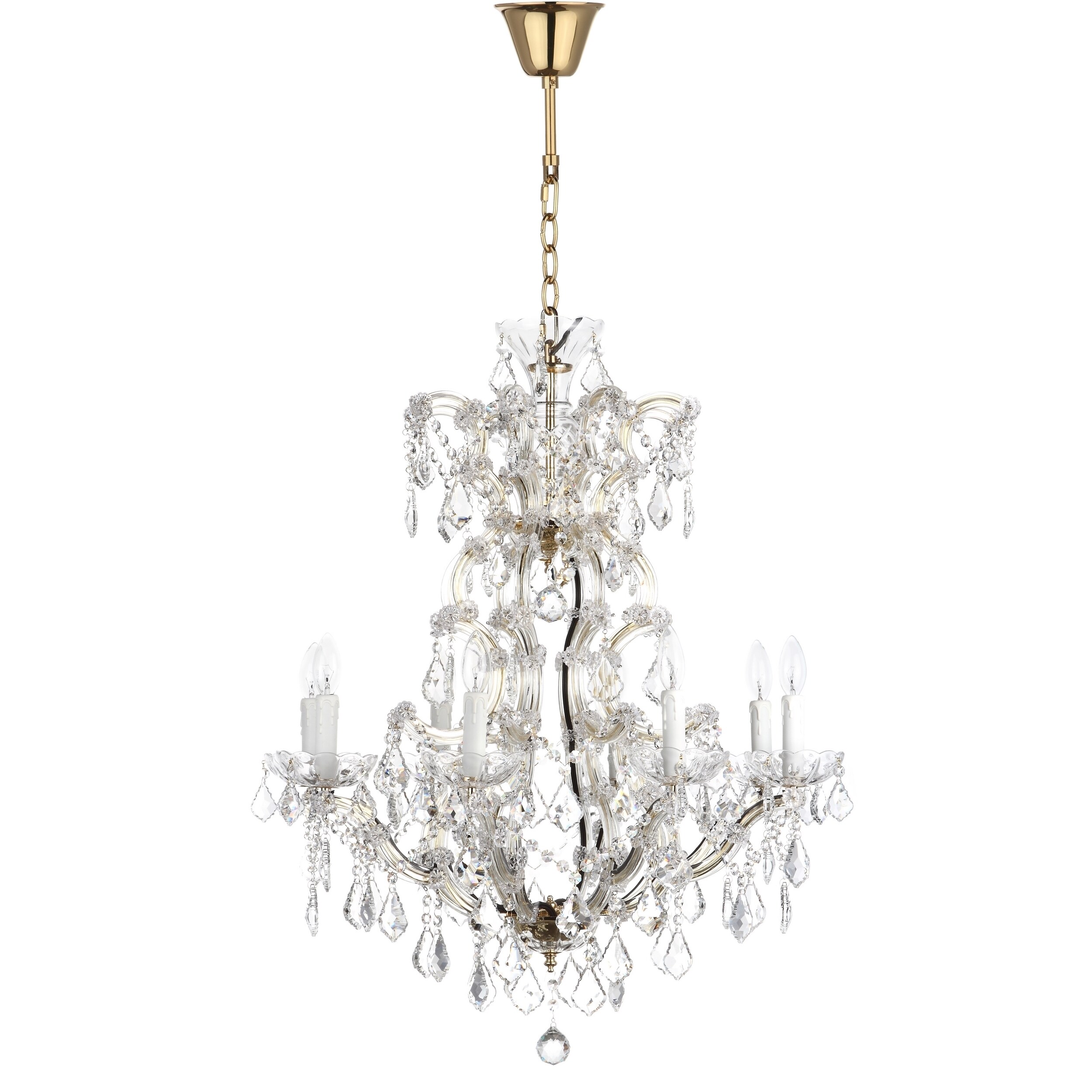 Safavieh Couture High Line Collection Celene Crystal Chandelier (LIT1079A) - Chandeliers For Bedrooms by Overstock.com