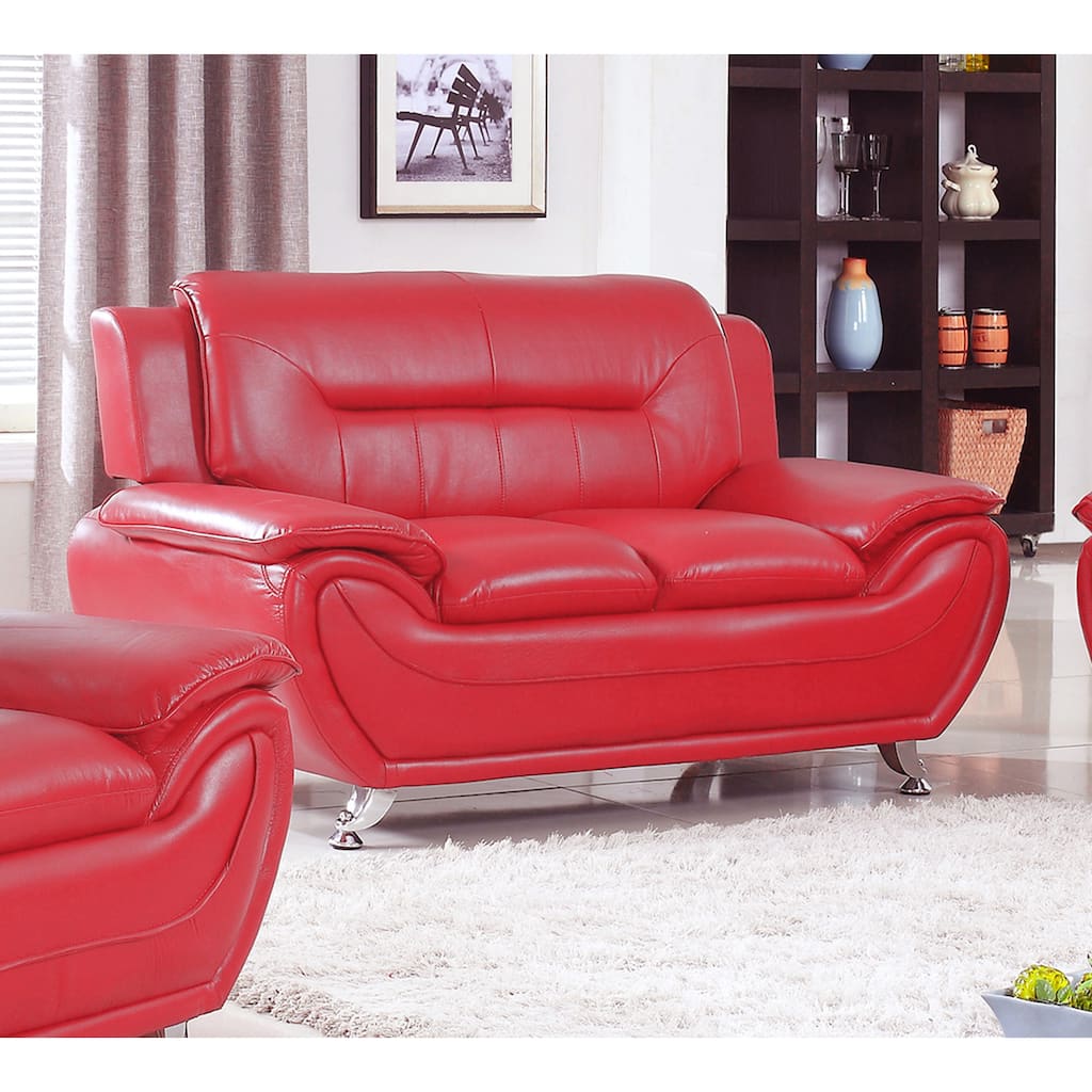 Deliah Relaxing Contemporary Modern Style Loveseat-3 colors