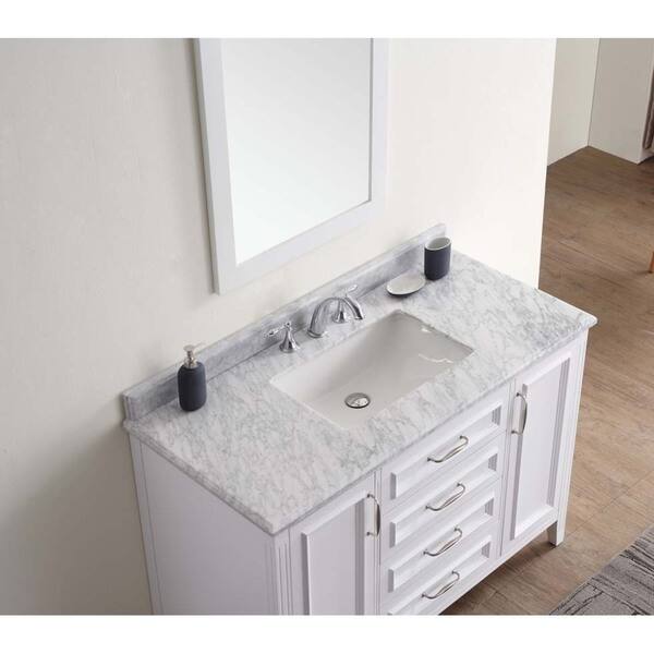 Jude White 48 Inch Single Bathroom Vanity Set Free Jude White 48 Inch Single Bathroom Vanity Set Free