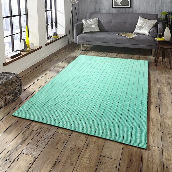 Shop LR Home Kessler Mint Green Indoor Area Rug ( 6' x 9' ) - 6' x 9