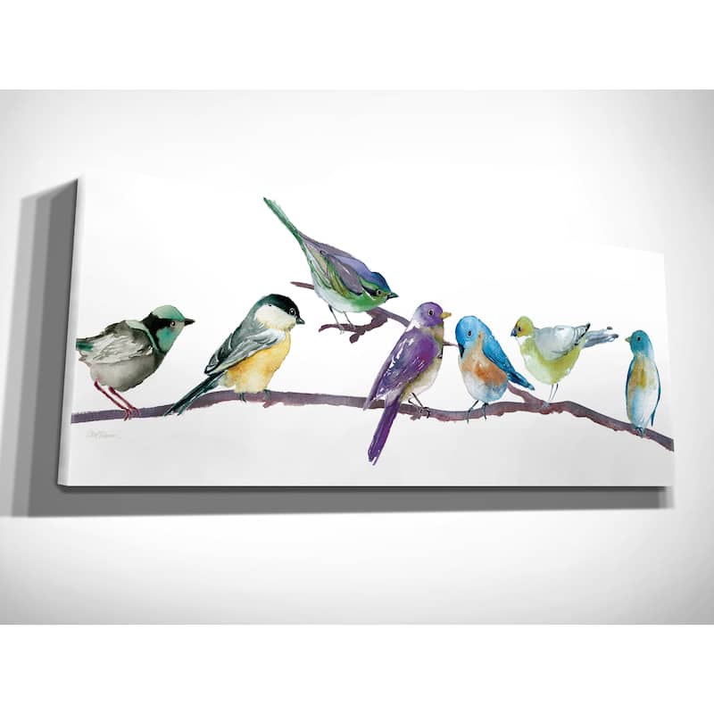 'Colorful Spot' Multicolored Gallery Wrapped Canvas Artowrk