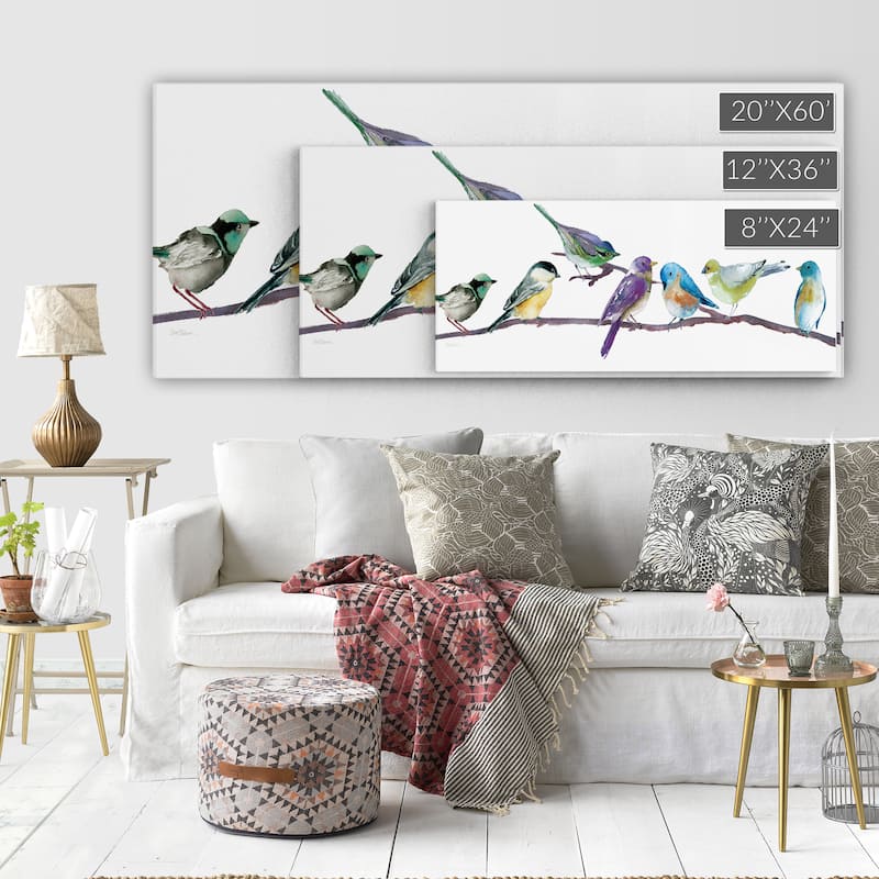 'Colorful Spot' Multicolored Gallery Wrapped Canvas Artowrk
